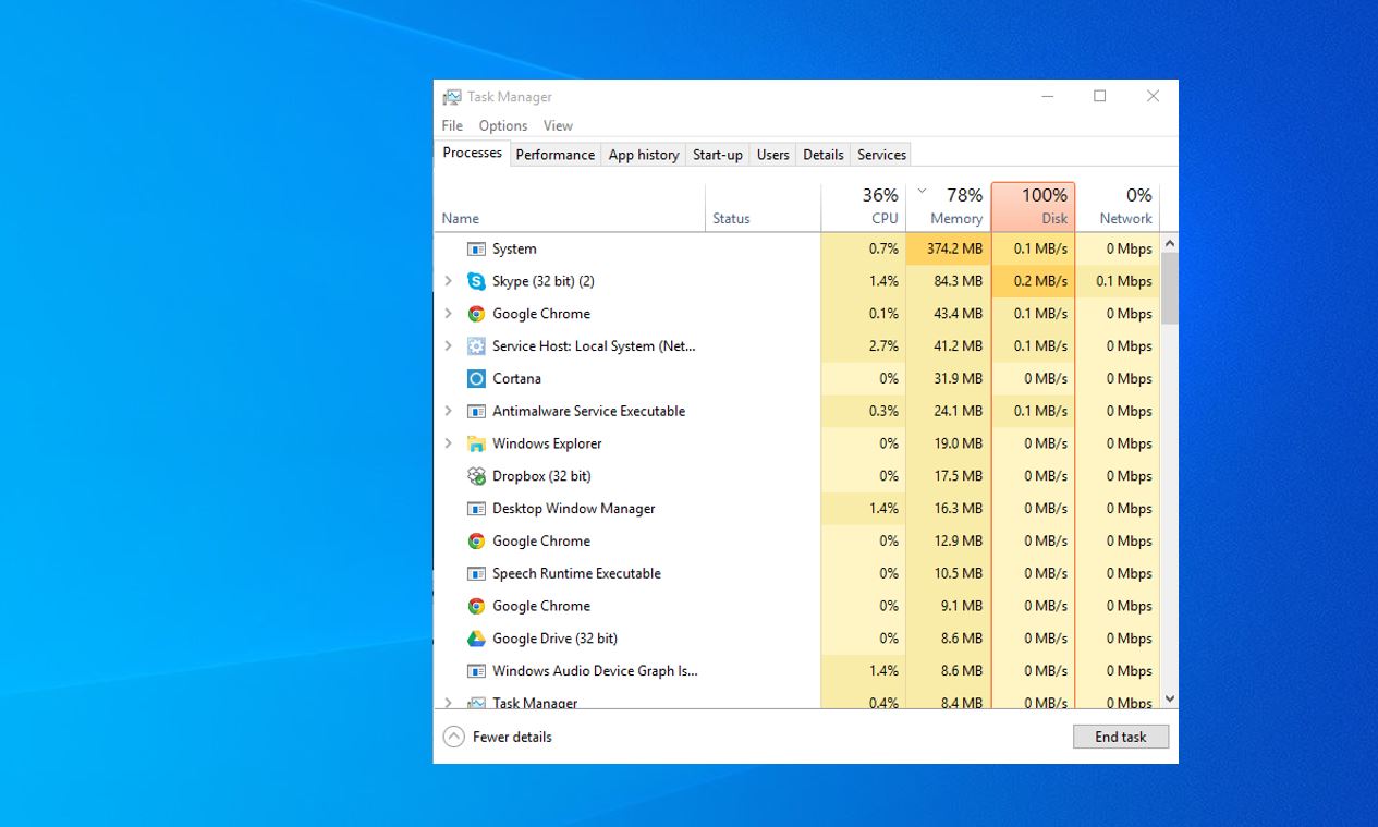 High CPU and 100 Disk Usage Windows 10 (7 working solutions) High Disk windows 10
