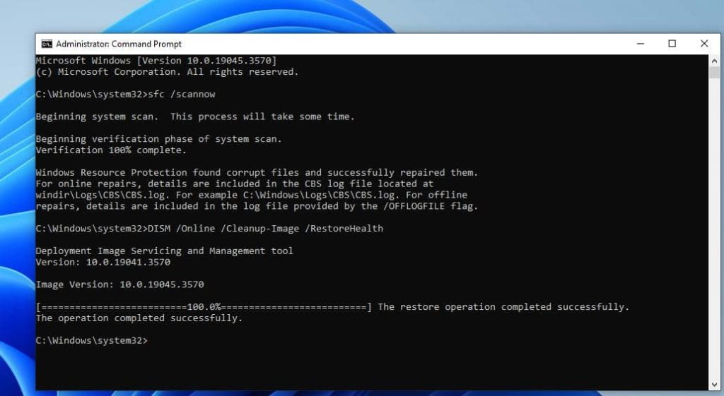 Windows Update Database Error Fix Potential Windows Update Database error detected 0x80070490